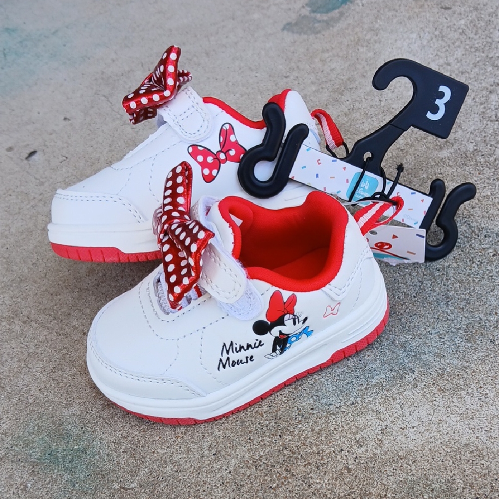 Disney Minnie Mouse Sneakers - White and Red